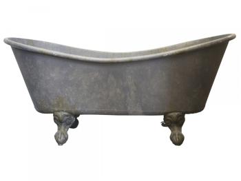 Kovová antik dekorační vana ve starém franc.stylu Bathtub -  129*56*59cm 64019300 (64193-00)