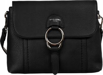 DAVID JONES ČERNÁ CROSSBODY KABELKA S KLOPOU 6851-2 BLACK Velikost: ONE SIZE