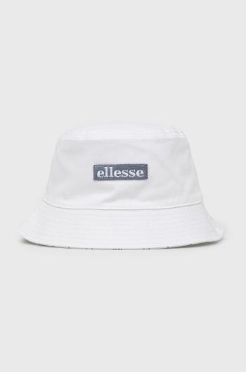 Oboustranný bavlněný klobouk Ellesse bílá barva, bavlněný