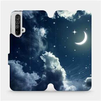 Flipové pouzdro na mobil Realme X3 SuperZoom - V145P Noční obloha s měsícem (5903516343324)