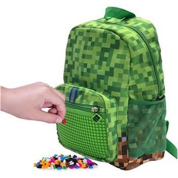 Pixie Crew dětský batoh Adventure zelená kostka (0702811692954)