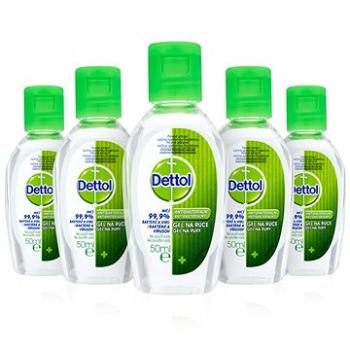 DETTOL Antibakteriální gely na ruce 5× 50 ml (5997321782867)