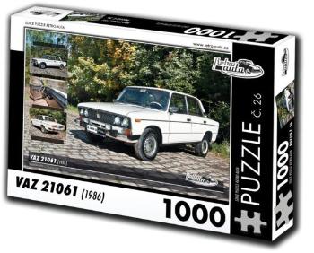 RETRO-AUTA Puzzle č. 26 Vaz 21061 (1986) 1000 dílků