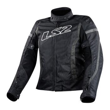 Dámská moto bunda LS2 Gate Black Dark Grey  černá / tmavě šedá  XS