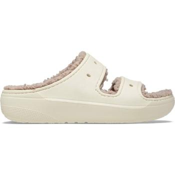 Crocs CLASSIC COZZZY Dámské pantofle, béžová, velikost 37/38