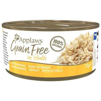Applaws konzerva Grain Free Kuřecí prsa v omáčce 6 × 70 g (5060481897433)
