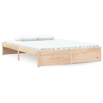 Rám postele masivní dřevo 135 × 190 cm Double, 814924 (814924)