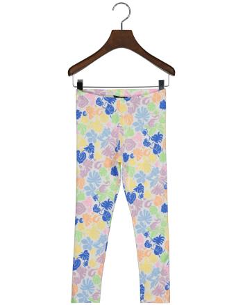 LEGÍNY GANT TROPICAL JERSEY PRINT LEGGINGS bílá 92