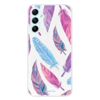 Odolné silikonové pouzdro iSaprio - Feather Pattern 10 - Samsung Galaxy A34 5G