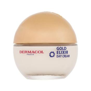 Dermacol Gold Elixir 50 ml denní pleťový krém pro ženy na všechny typy pleti; proti vráskám