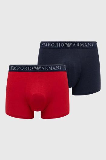 Boxerky Emporio Armani Underwear 2-pack pánské, červená barva, 111769 4R720