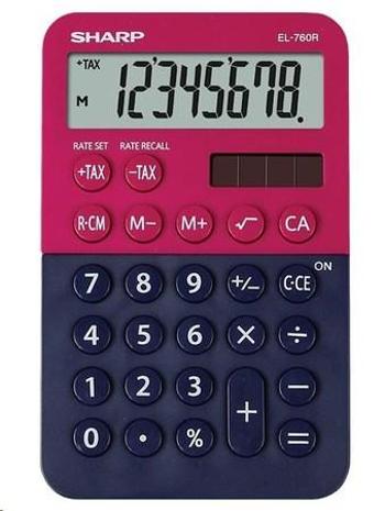 SHARP kalkulačka - EL760RBRB - Stolní kalkulátor, SH-EL760RBRB