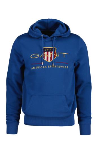 MIKINA GANT ARCHIVE SHIELD HOODIE modrá XL