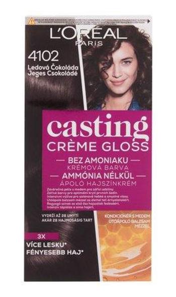 Barva na vlasy L´Oréal Paris - Casting Creme Gloss 4102 Iced Chocolate 48 ml 