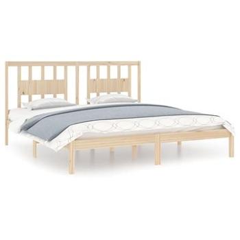 Rám postele masivní dřevo 180 × 200 cm Super King, 3104078 (3104078)