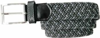 Alberto Gürtel Multicolor Braided Grey/Green/Black 90 cm Pásek