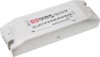 LED driver, napájecí zdroj pro LED konstantní napětí, konstantní proud Mean Well PLC-60-12, 60 W (max), 0 - 5 A, 12 V/DC