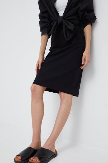Sukně Emporio Armani černá barva, mini, pouzdrová