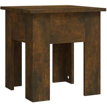 SHUMEE Konferenční stolek kouřový dub 40 × 40 × 42 cm dřevotříska, 813071 (813071)
