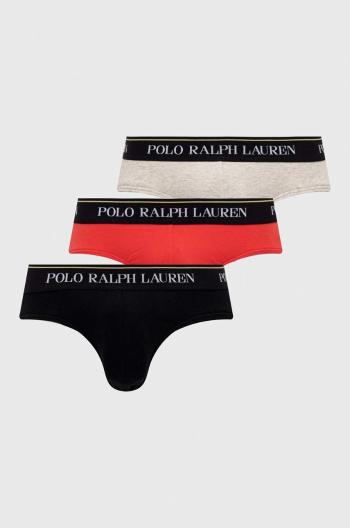Spodní prádlo Polo Ralph Lauren 3-pack pánské, černá barva