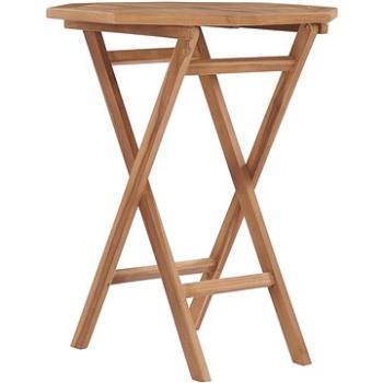  Skládací zahradní stolek 60 x 60 x 75 cm masivní teakové dřevo (48995)