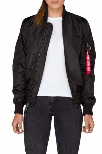 Bomber bunda Alpha Industries MA-1 TT 141041 03 černá barva, přechodná