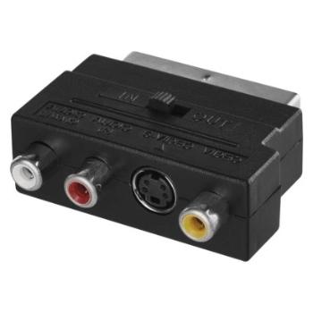 Redukce SCART na 3x CINCH + SVHS adaptér, K9304