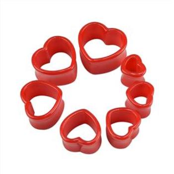 Šperky4U Červený akrylátový tunel srdce - TN01107-10