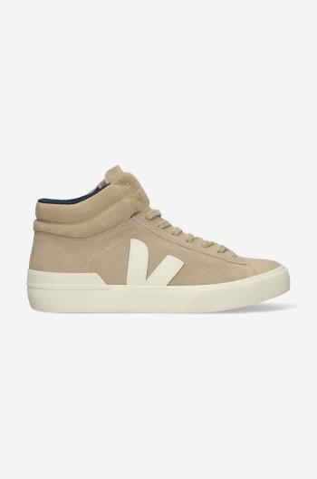 Semišové sneakers boty Veja Minotaur Suede TR032950 béžová barva