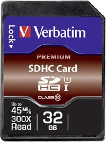 Paměťová karta SDHC 16 GB Verbatim Class 10