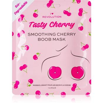 I Heart Revolution Tasty Cherry intenzivní hydrogelová maska pro zpevnění dekoltu 2 ks