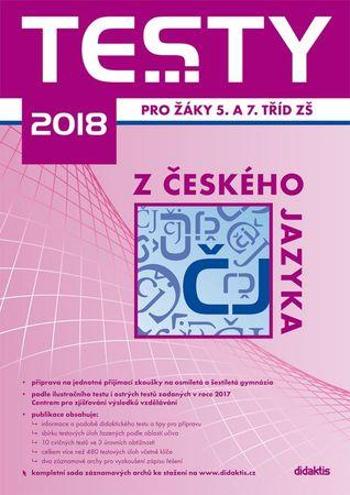 Testy 2018 z českého jazyka pro žáky 5. a 7. tříd ZŠ