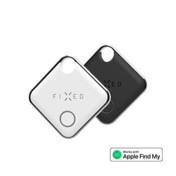 FIXED Smart tracker Tag s podporou Find My, 2 ks, černý + bílý