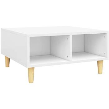 SHUMEE Konferenční stolek bílý 60 × 60 × 30 cm dřevotříska, 805977 (805977)