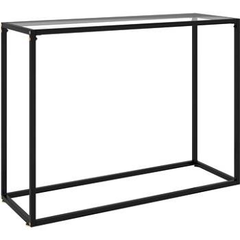 Konzolový stolek průhledný 100 × 35 × 75 cm tvrzené sklo (322811)