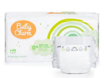Plenky Baby Charm Super Dry Flex vel. 2 Mini, 4-8 kg, 46 ks