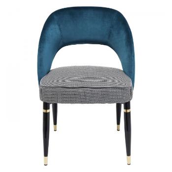 Sada 2 ks – Židle Samantha – modrozelená