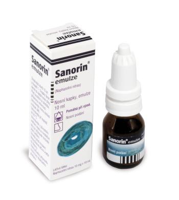 Sanorin nosní kapky, emulze 10ml