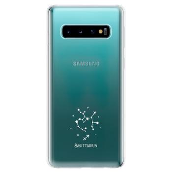 Odolné silikonové pouzdro iSaprio - čiré - Střelec - Samsung Galaxy S10