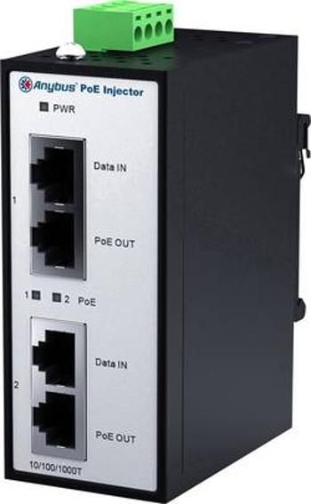 PoE injektor RJ-45 Anybus AWB4006 12 V/DC, 24 V/DC, 36 V/DC, 48 V/DC, 57 V/DC