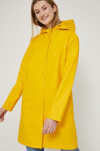 Nepromokavý kabát Medicine dámský, žlutá barva, přechodný