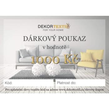 Dárkový poukaz elektronický v hodnotě 1 000 Kč