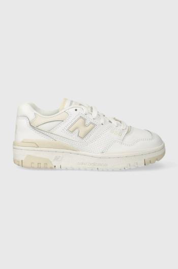 Kožené sneakers boty New Balance BBW550BK béžová barva, BBW550BK