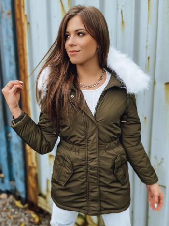 KHAKI PARKA S KOŽÍŠKEM NELLY TY2329Z Velikost: XL