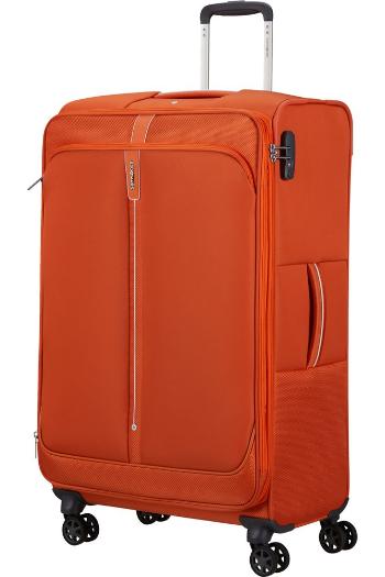 Samsonite Látkový cestovní kufr Popsoda Spinner 78 cm 105/112,5 l - oranžová