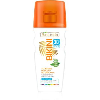 Bielenda Bikini voděodolné mléko na opalování SPF 30 aloe vera 200 ml