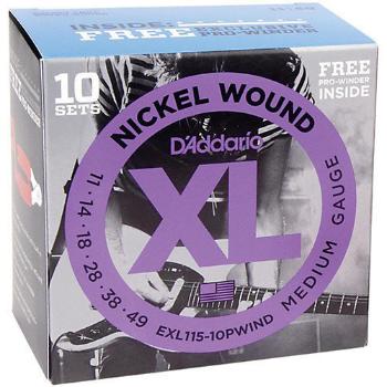 D'Addario EXL115-10P Struny pro elektrickou kytaru