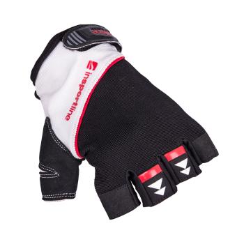 Fitness rukavice inSPORTline Harjot  černo-bílá  XXL