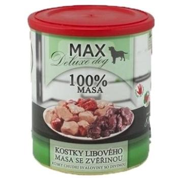 MAX deluxe zvěřina kousky 400 g, 6 ks (8594025081684)