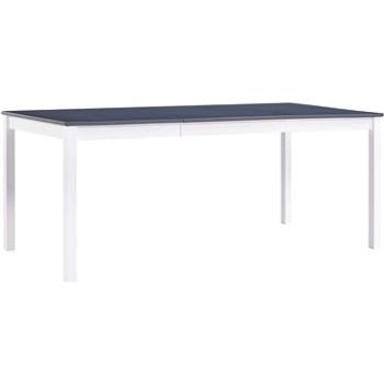 Jídelní stůl bílo-šedý 180x90x73 cm borové dřevo (283406)